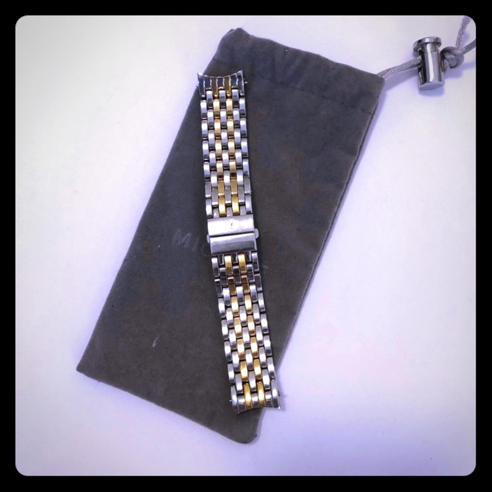 Michele 18mm Two Tone Sidney Watch Band